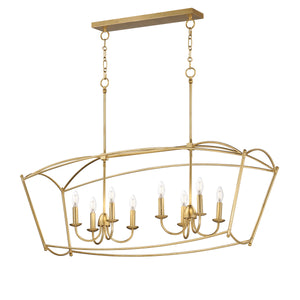 Plumette 8-Light Linear Pendant