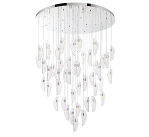 Sorrento 45 light LED Grand Chandelier Clear
