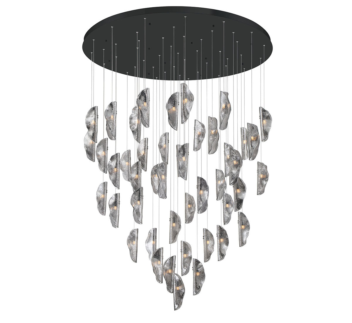 Sorrento 45 light LED Grand Chandelier Clear