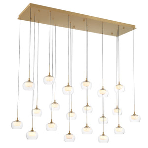 Manarola Rectangular LED Chandelier