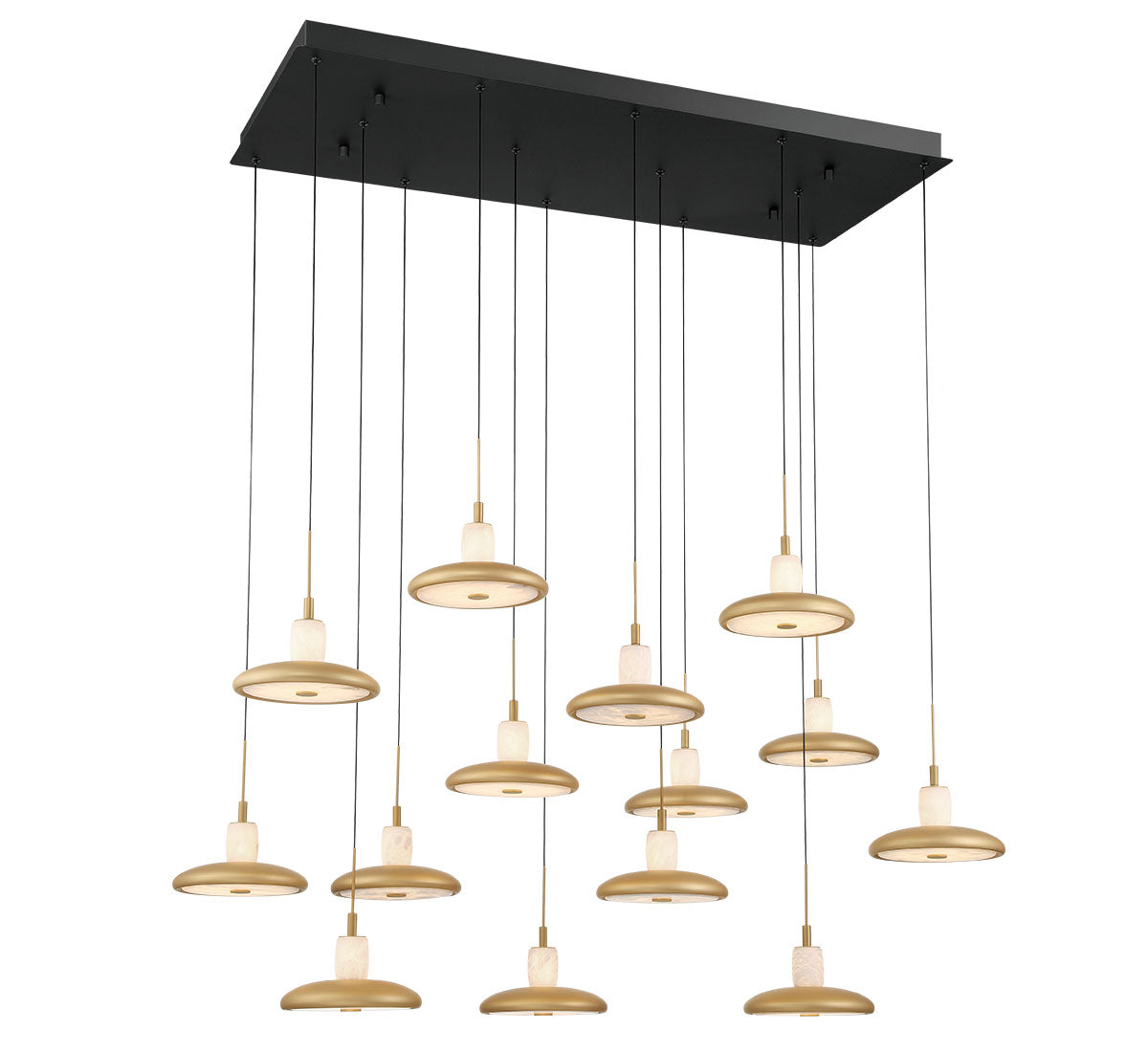 Mantova Rectangular LED Chandelier