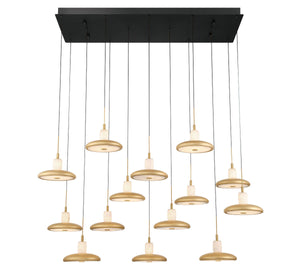 Mantova Rectangular LED Chandelier