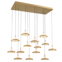 Mantova Rectangular LED Chandelier