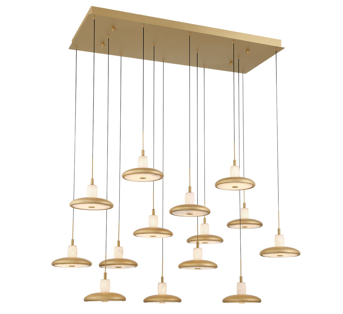Mantova Rectangular LED Chandelier