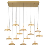 Mantova Rectangular LED Chandelier
