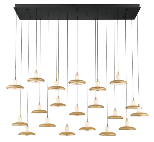 Mantova Rectangular LED Chandelier