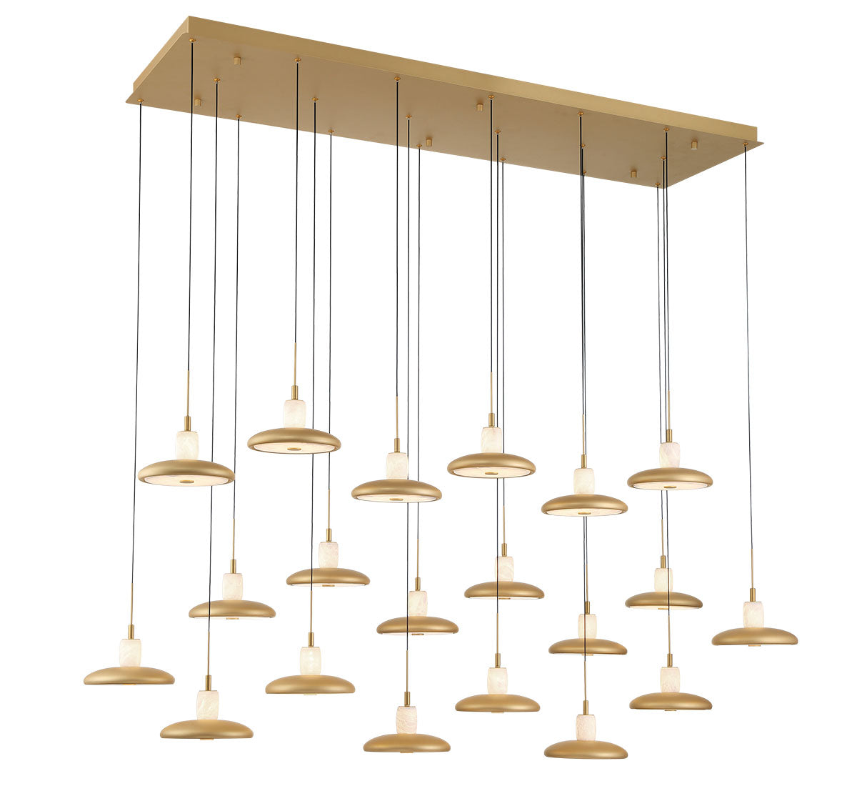 Mantova Rectangular LED Chandelier