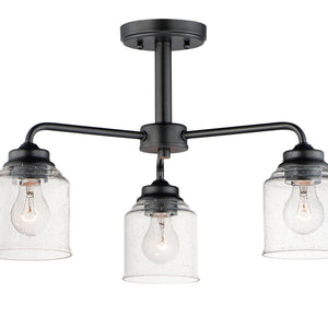 Acadia 3-Light Semi-Flush Mount/Chandelier