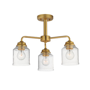 Acadia 3-Light Semi-Flush Mount/Chandelier