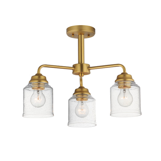 Acadia 3-Light Semi-Flush Mount/Chandelier