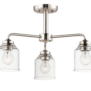 Acadia 3-Light Semi-Flush Mount/Chandelier