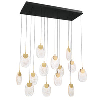 Castelo Rectangular LED Chandelier