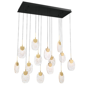 Castelo Rectangular LED Chandelier