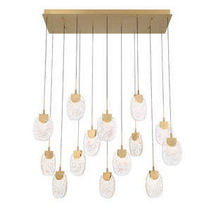 Castelo Rectangular LED Chandelier