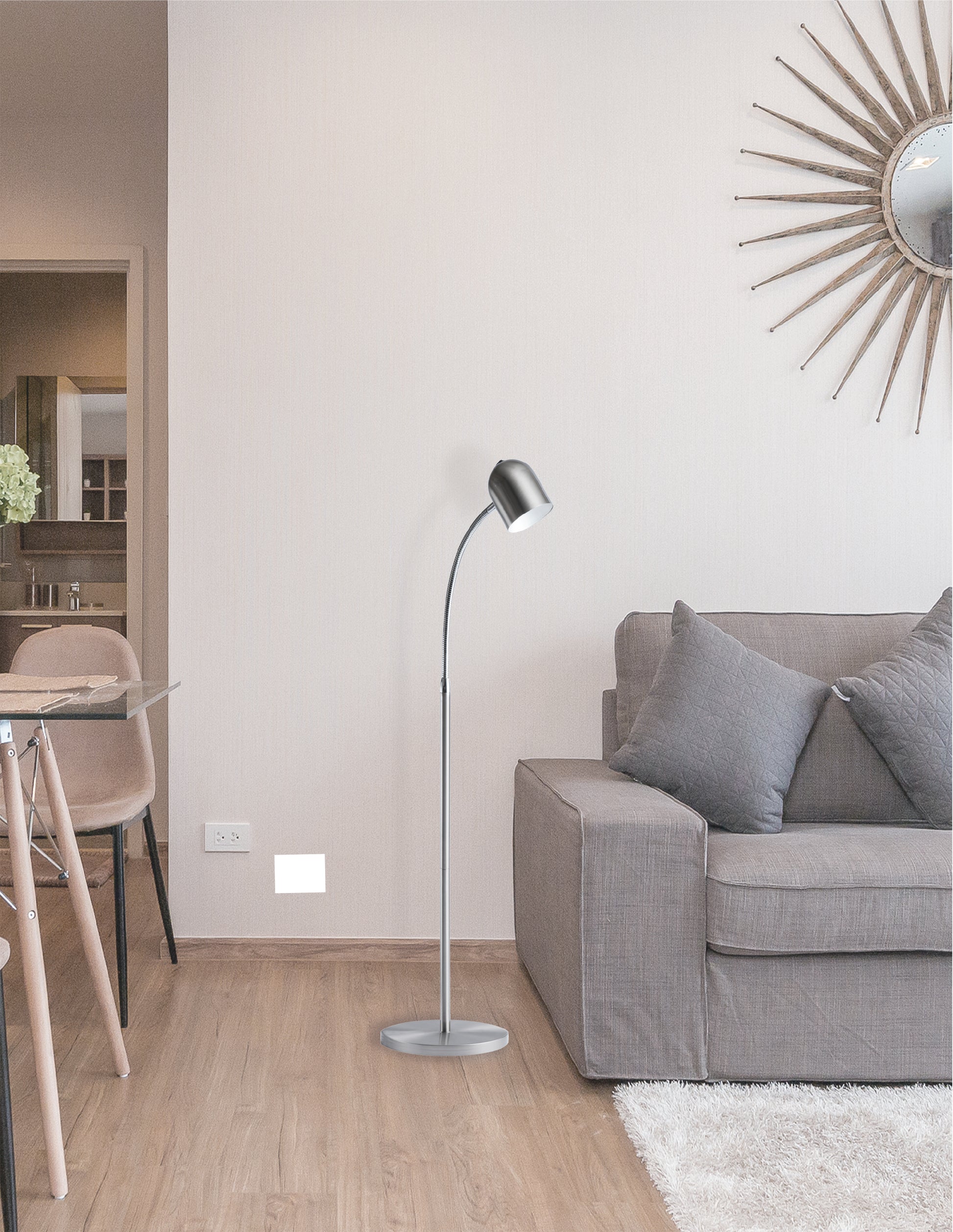 53-in Reading floor lamp