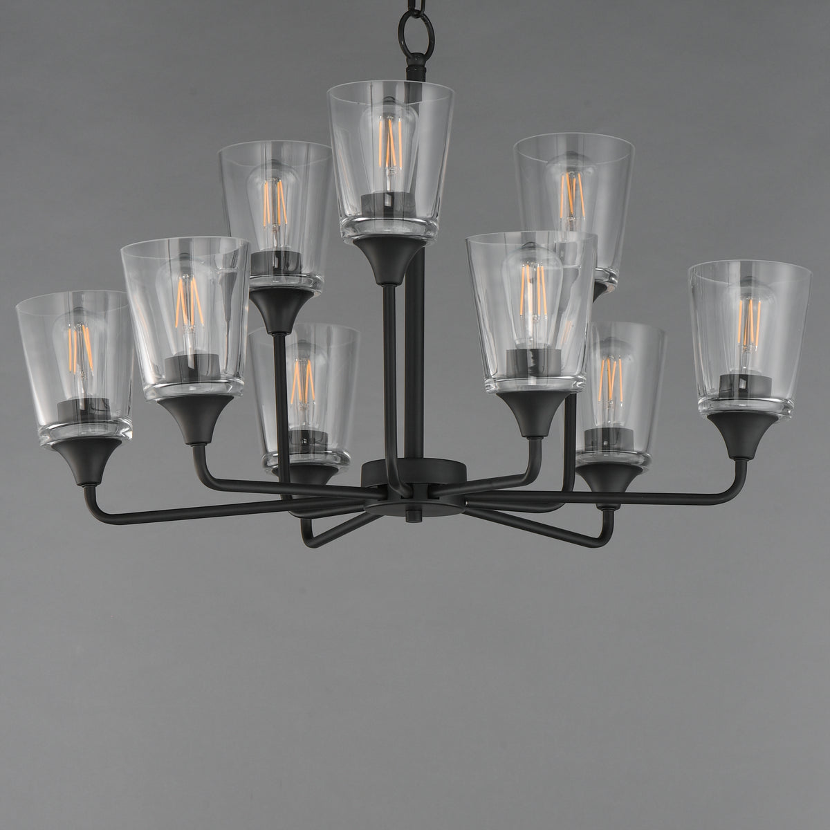 Hudson 9-Light Two-Tier Chandelier