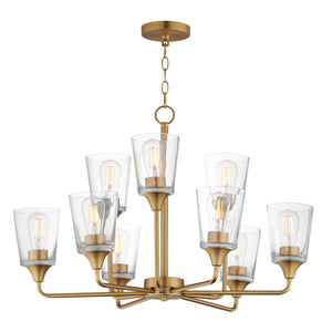 Hudson 9-Light Two-Tier Chandelier