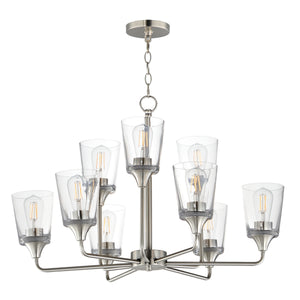 Hudson 9-Light Two-Tier Chandelier