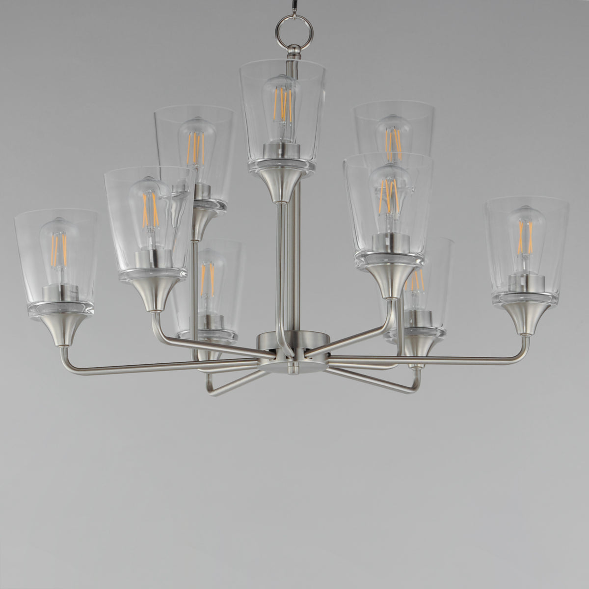 Hudson 9-Light Two-Tier Chandelier