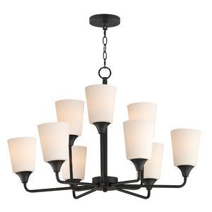 Hudson 9-Light Two-Tier Chandelier