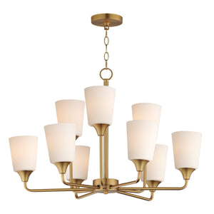 Hudson 9-Light Two-Tier Chandelier
