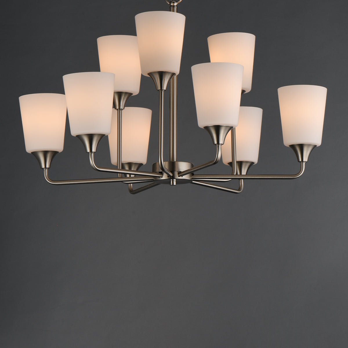 Hudson 9-Light Two-Tier Chandelier