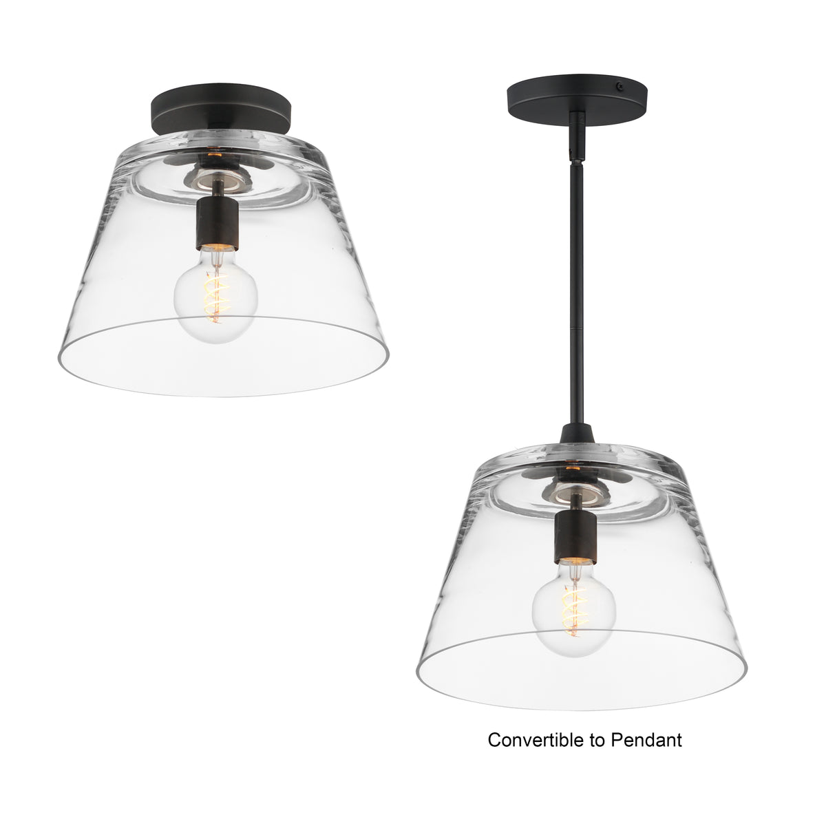 Hudson 1-Light Semi-Flush Mount/Pendant