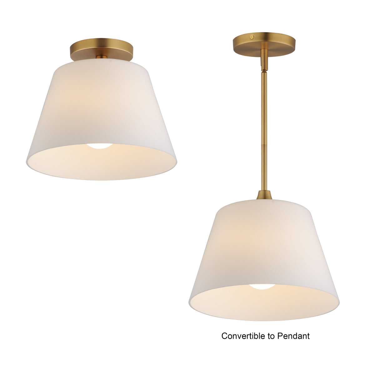 Hudson 1-Light Semi-Flush Mount/Pendant