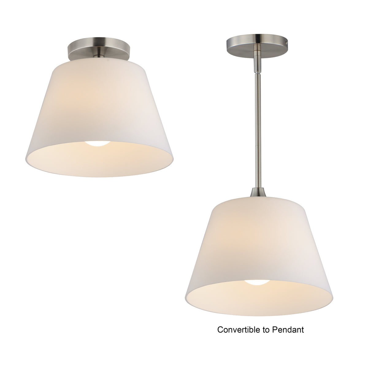Hudson 1-Light Semi-Flush Mount/Pendant