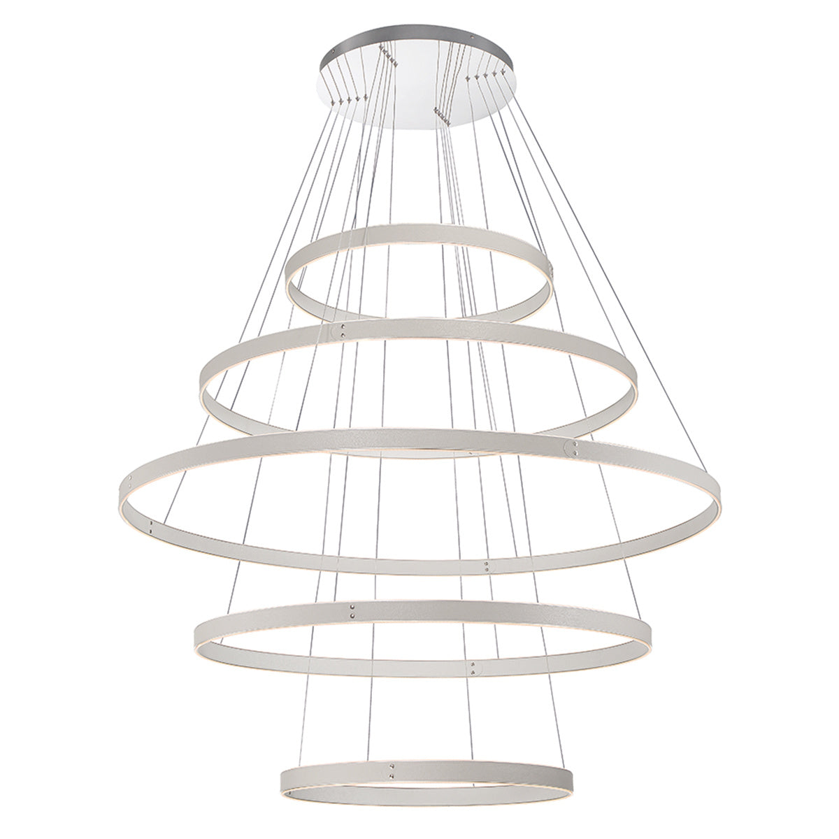 Verdura 5-Tiers 5-Light 2" Integrated LED Grand Chandelier