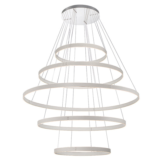 Verdura 5-Tiers 5-Light 2" Integrated LED Grand Chandelier