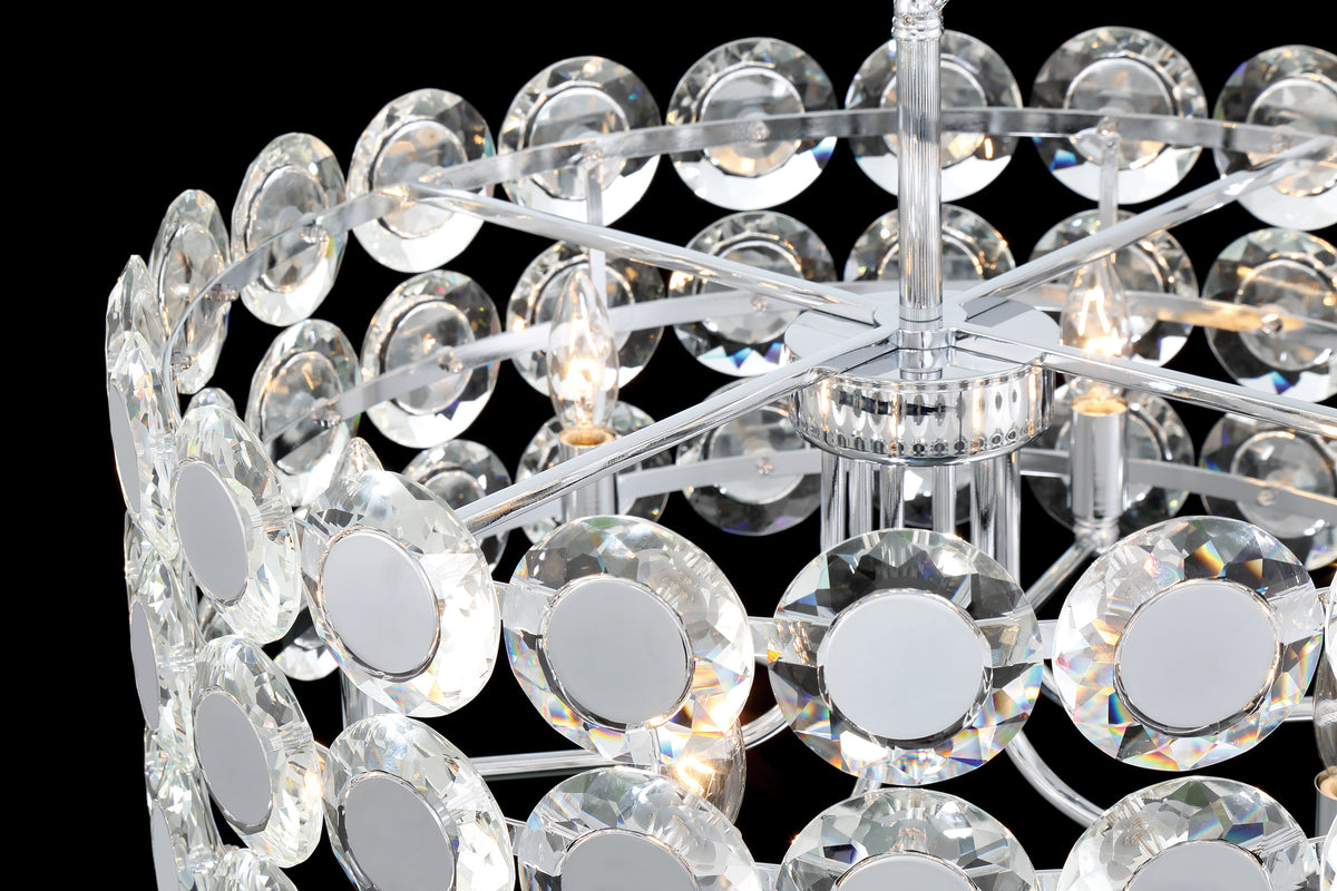 Perrene 6-Light 23" Pendant Chandelier