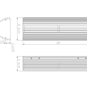 Morton 18" Integrated LED Outdoor Wall Sconce
