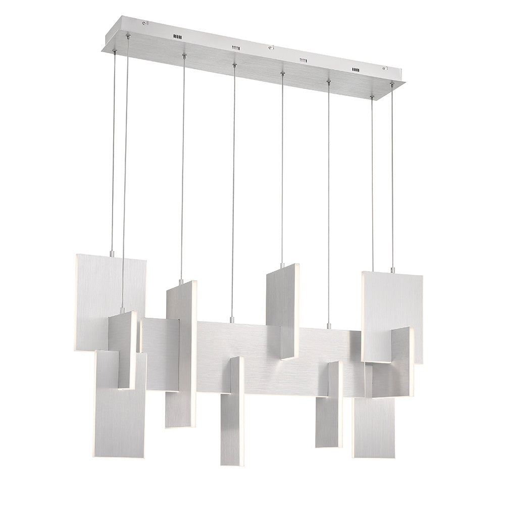 Coburg 3-Light 42" Integrated LED Linear Chandelier