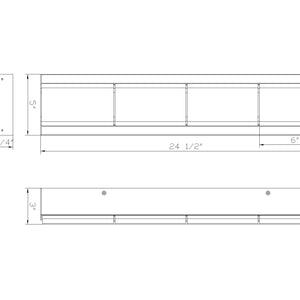 Gibraltar 25" Integrated LED Outdoor Wall Sconce