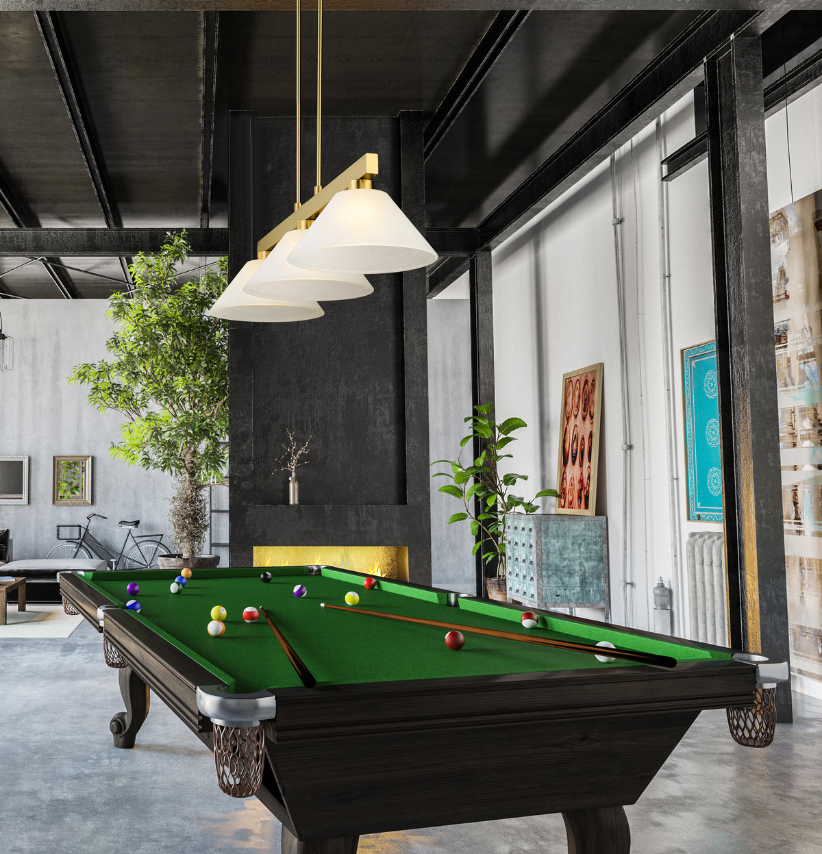 Cobalt 3 Light Billiard
