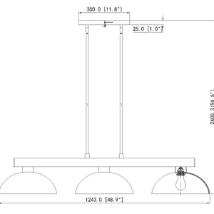 Cobalt 3 Light Billiard