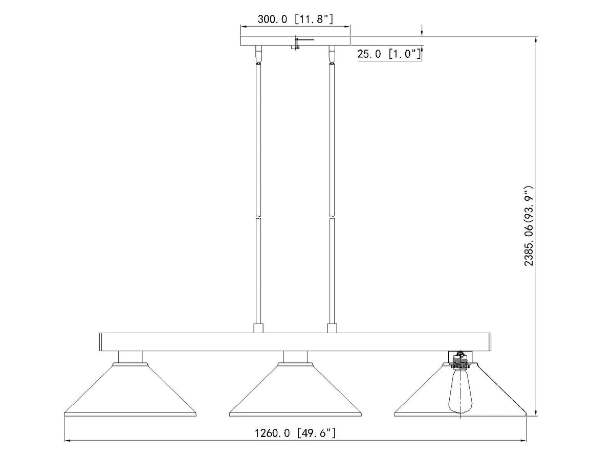 Cobalt 3 Light Billiard