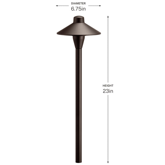 12V Brass Path Light