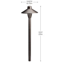 12V Brass Path Light