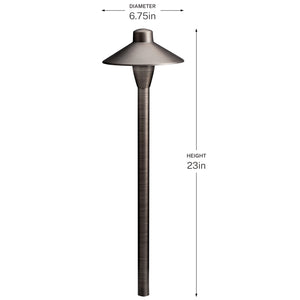 12V Brass Path Light