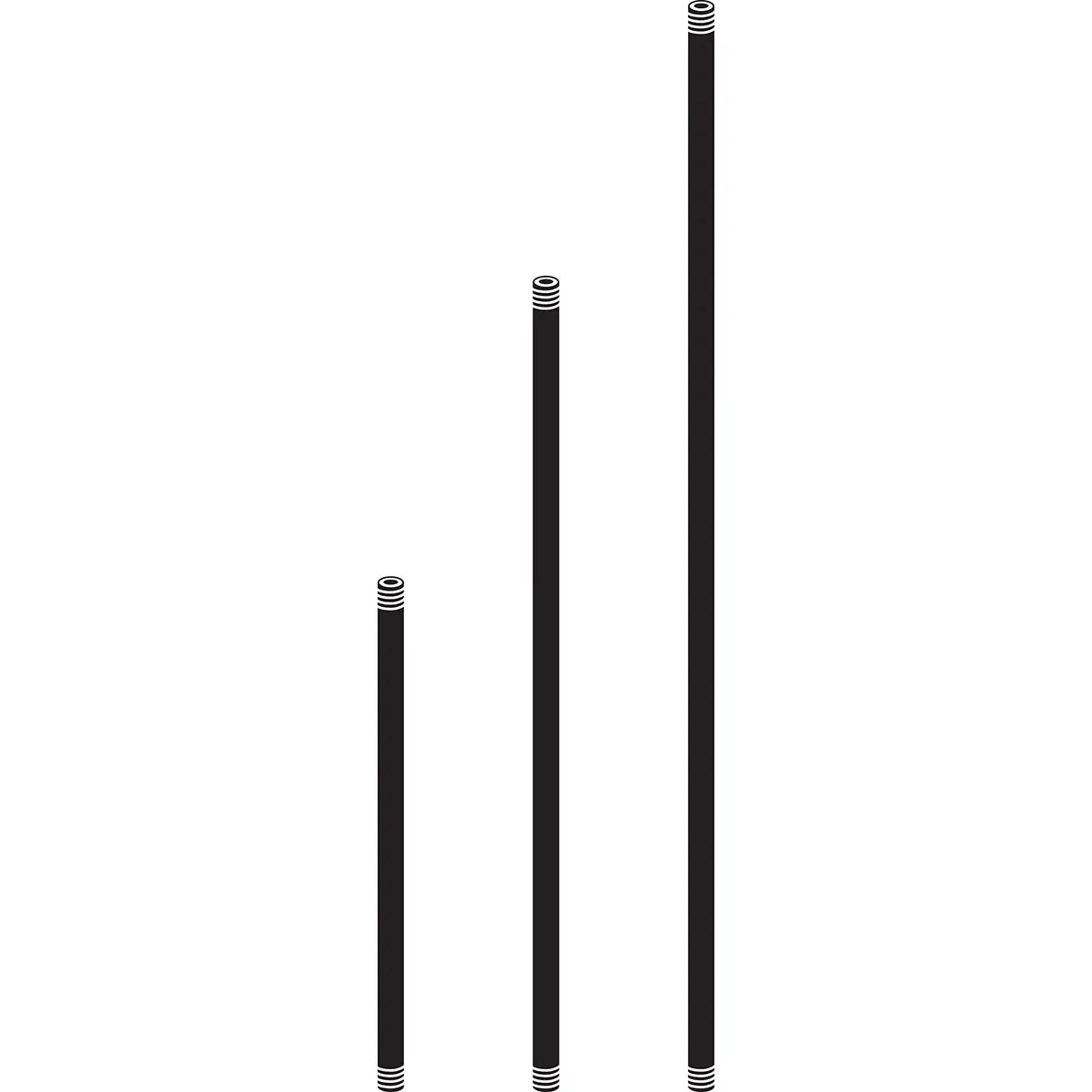 Accessory Stem 1/4NPSM 12 in