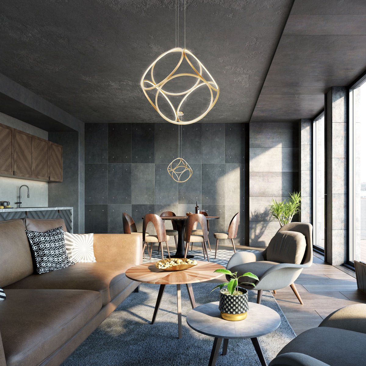 Glenview 24" Integrated LED Pendant