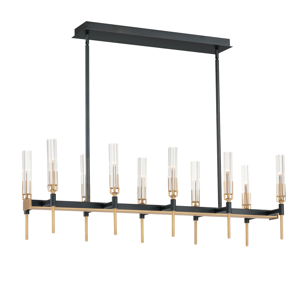 Flambeau 10-Light Linear LED Chandelier