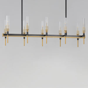 Flambeau 10-Light Linear LED Chandelier