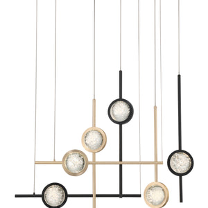 Barletta 6-Light 32" Integrated LED Multi Drop Chandelier