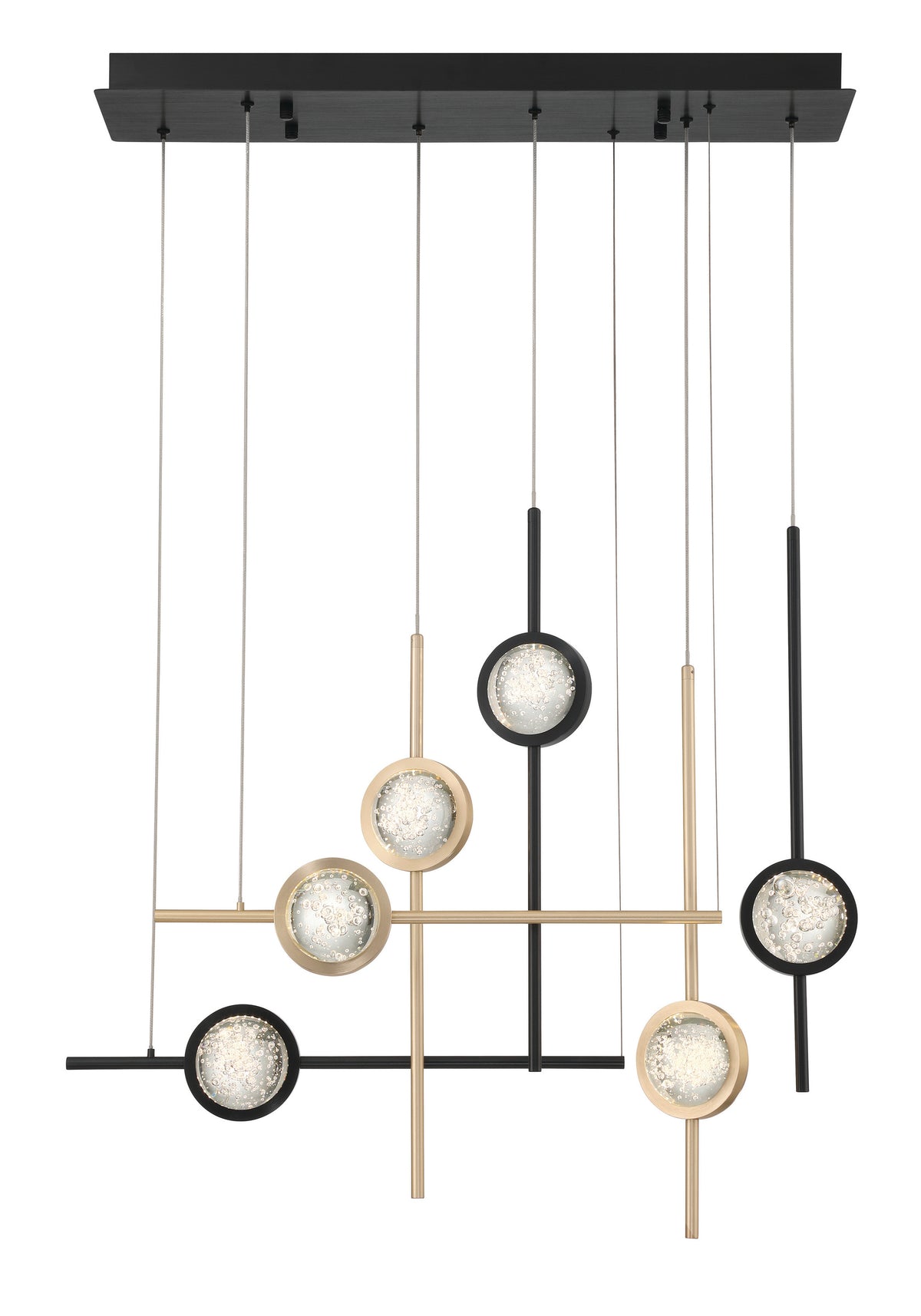 Barletta 6-Light 32" Integrated LED Multi Drop Chandelier