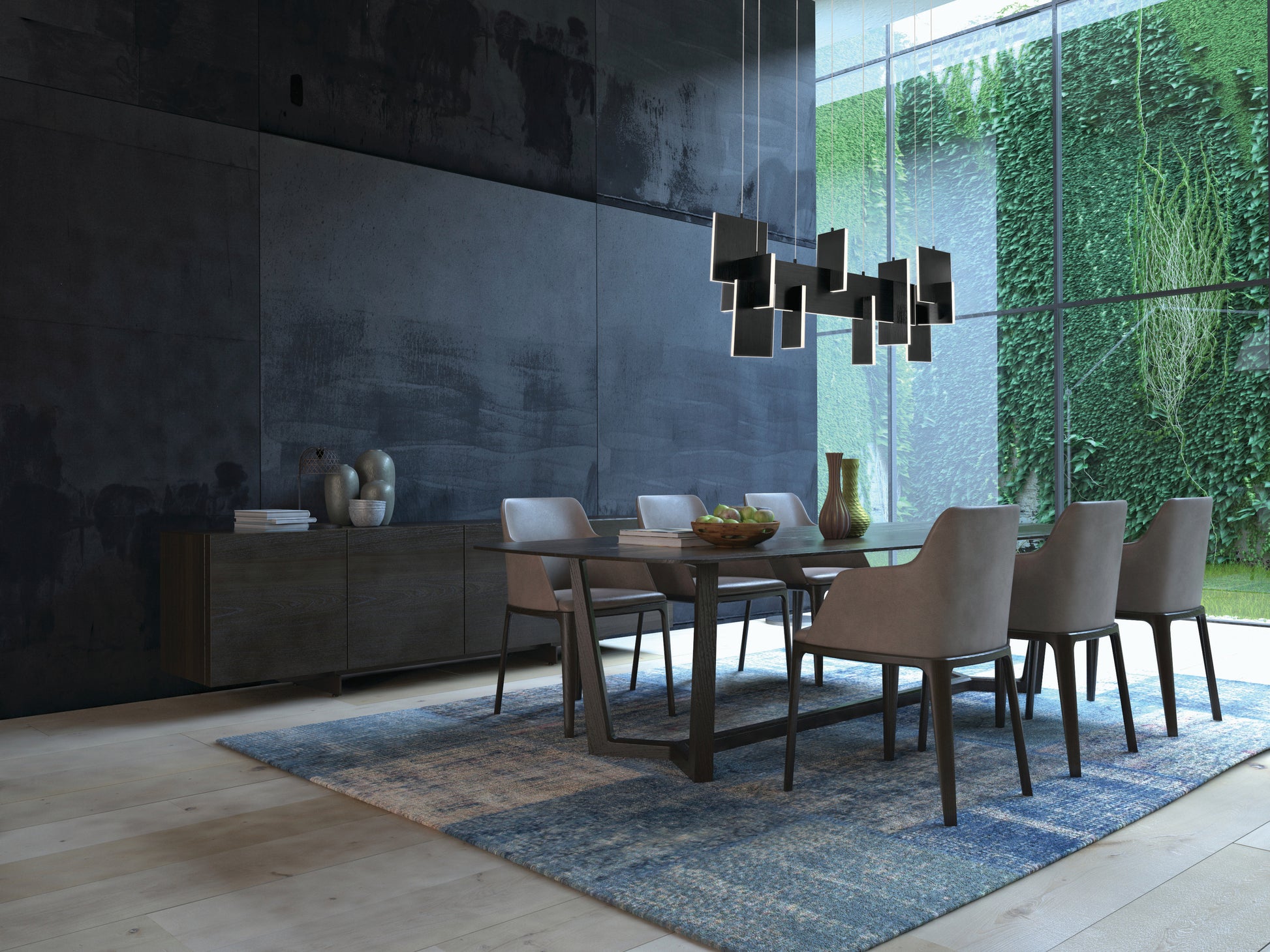 Coburg 3-Light 42" Integrated LED Linear Chandelier