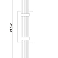 Fayton 21" Integrated LED Outdoor Wall Sconce