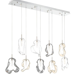 Norah 9-Light 51" Integrated LED Linear Chandelier